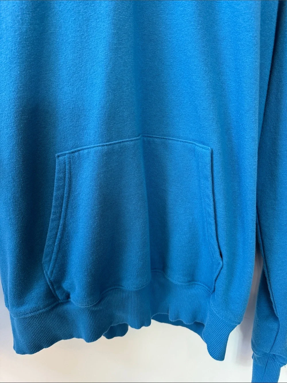 The North Face Men's Blue Pullover Hoodie Sweatshirt